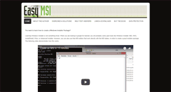 Desktop Screenshot of easy-msi.com